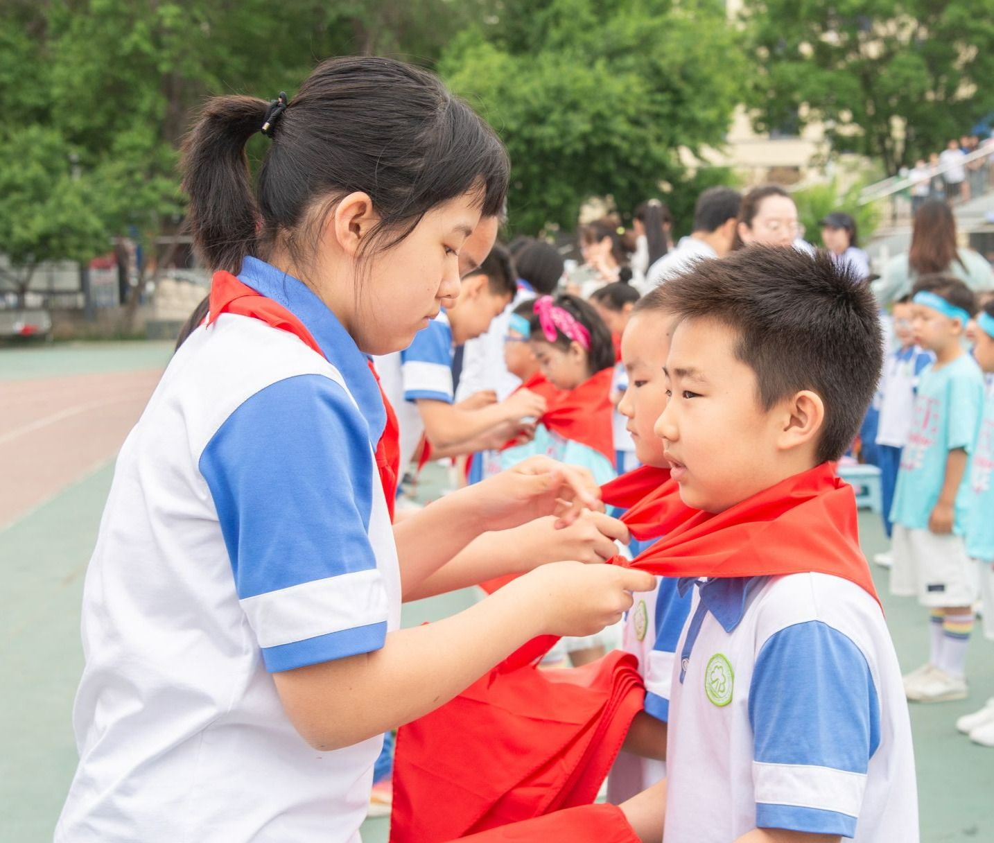 农大附校“红领巾爱祖国”新...