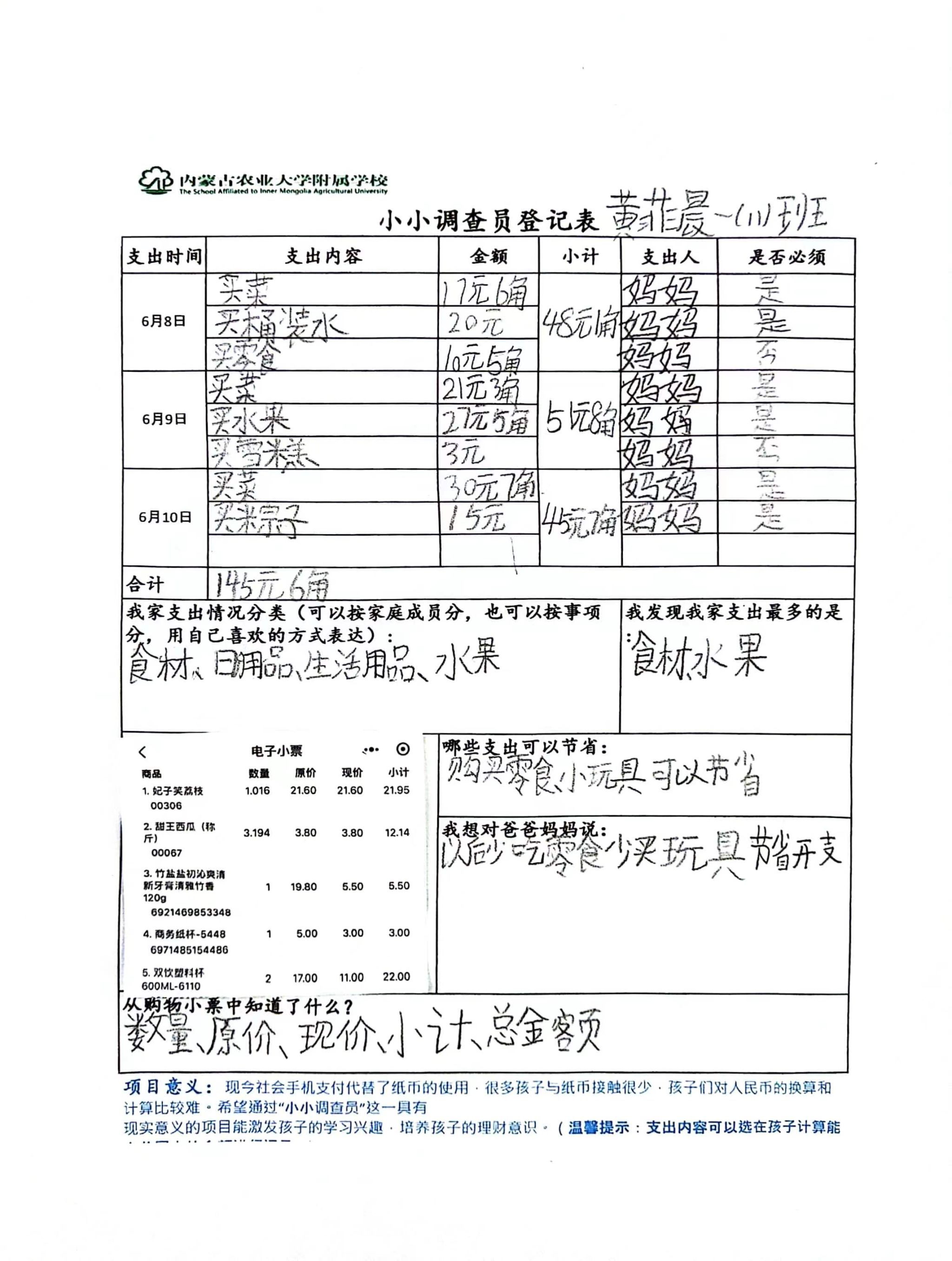 数学小小调查员手抄报图片